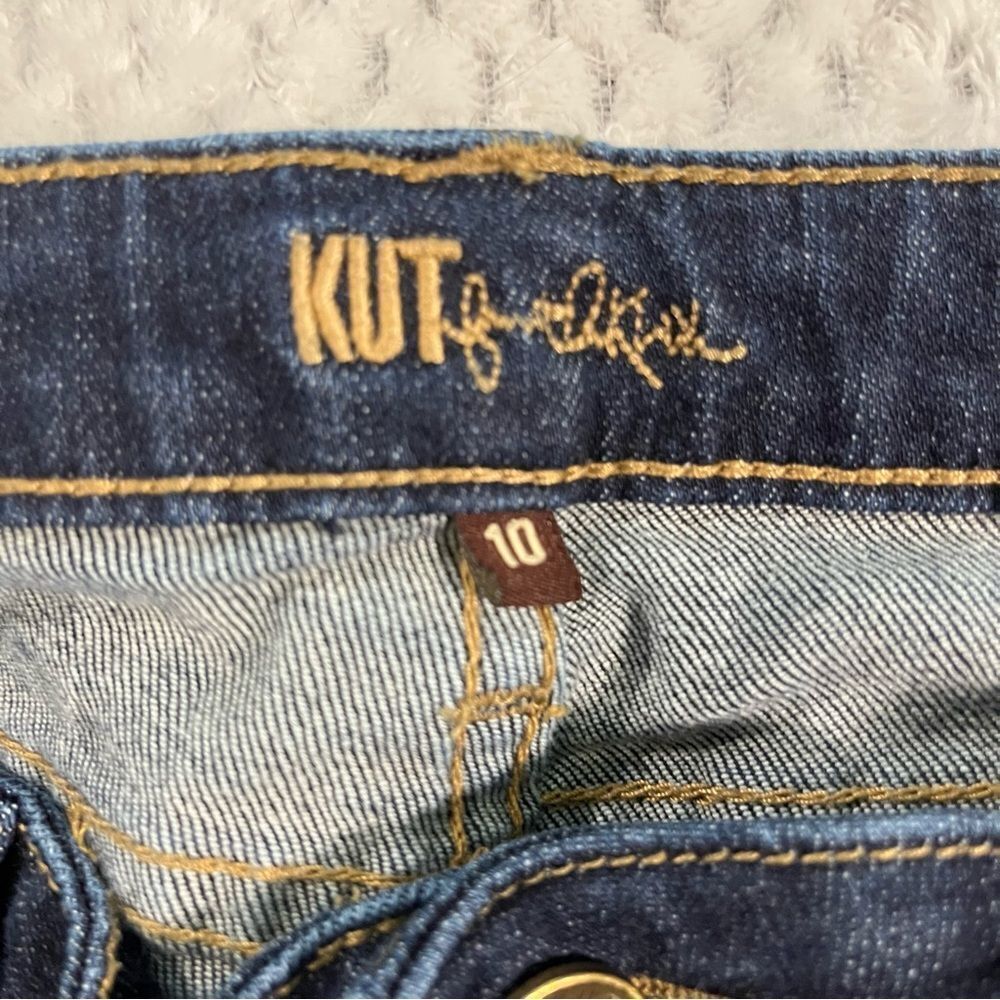 Kut from the Kloth Dark Blue Jean Shorts - Picture 6 of 8